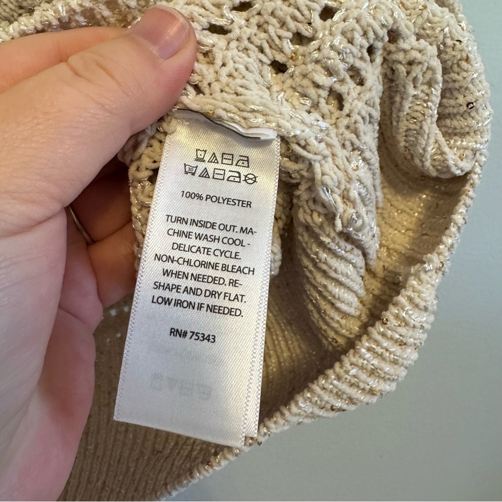 Joie Beige Bohemian Knit Sweater vest - Picture 6 of 6